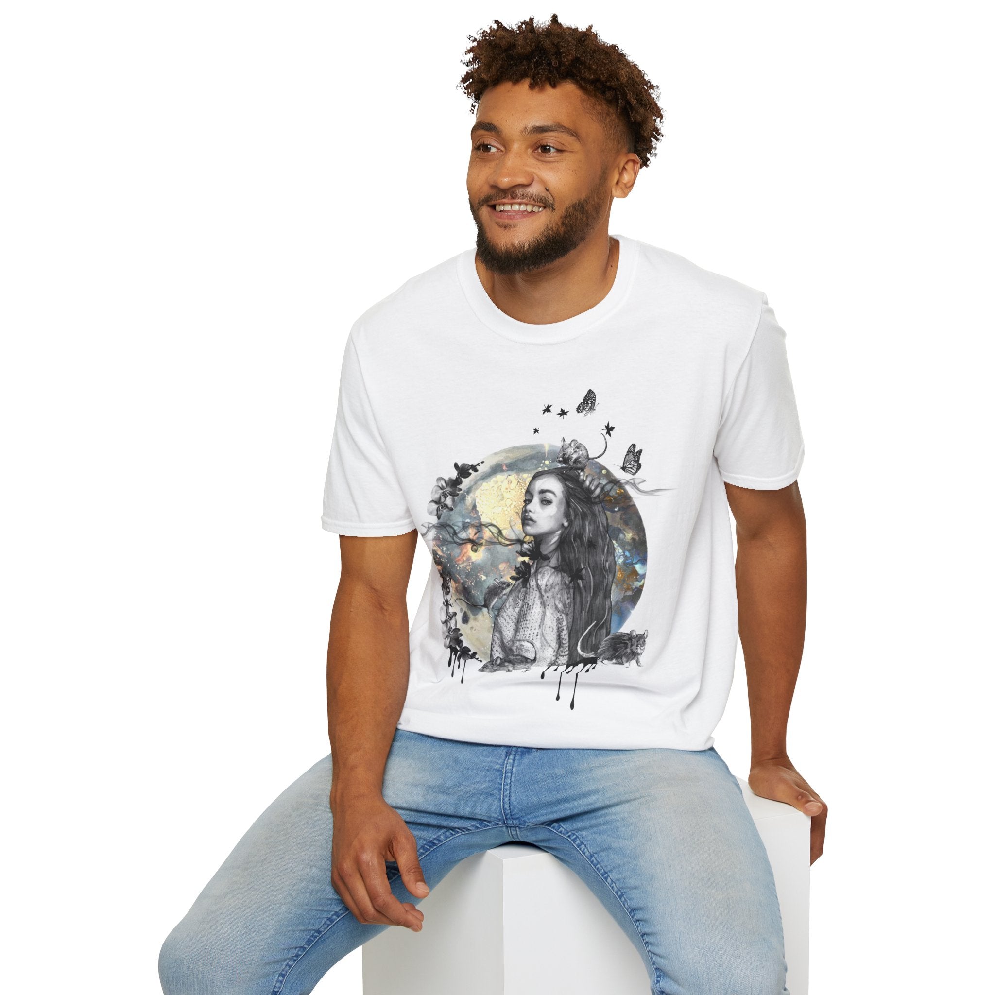 SPIRIT ANIMAL COLLECTION -  THE MOUSE  Unisex Softstyle T-Shirt