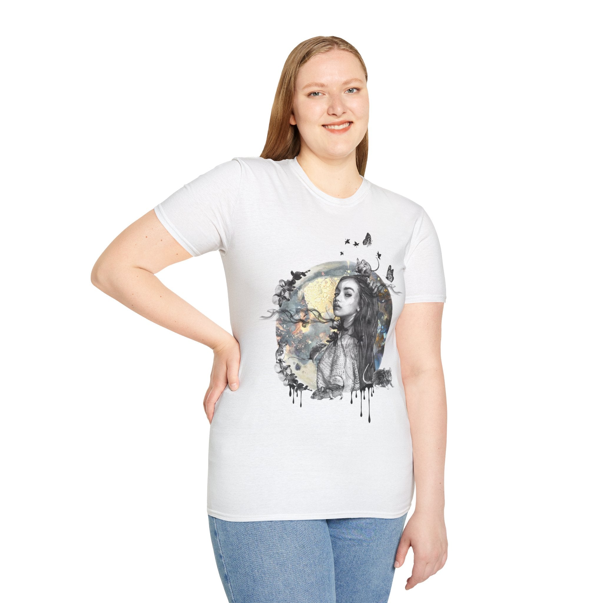 SPIRIT ANIMAL COLLECTION -  THE MOUSE  Unisex Softstyle T-Shirt