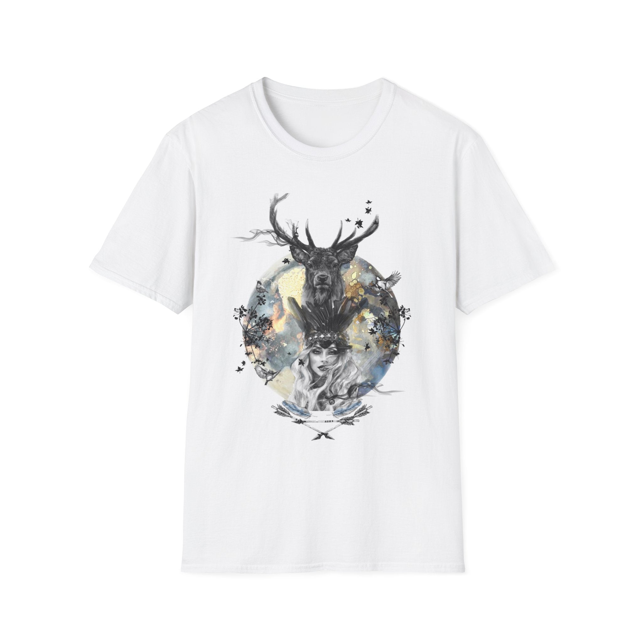 SPIRIT ANIMAL COLLECTION -  THE DEER  Unisex Softstyle T-Shirt