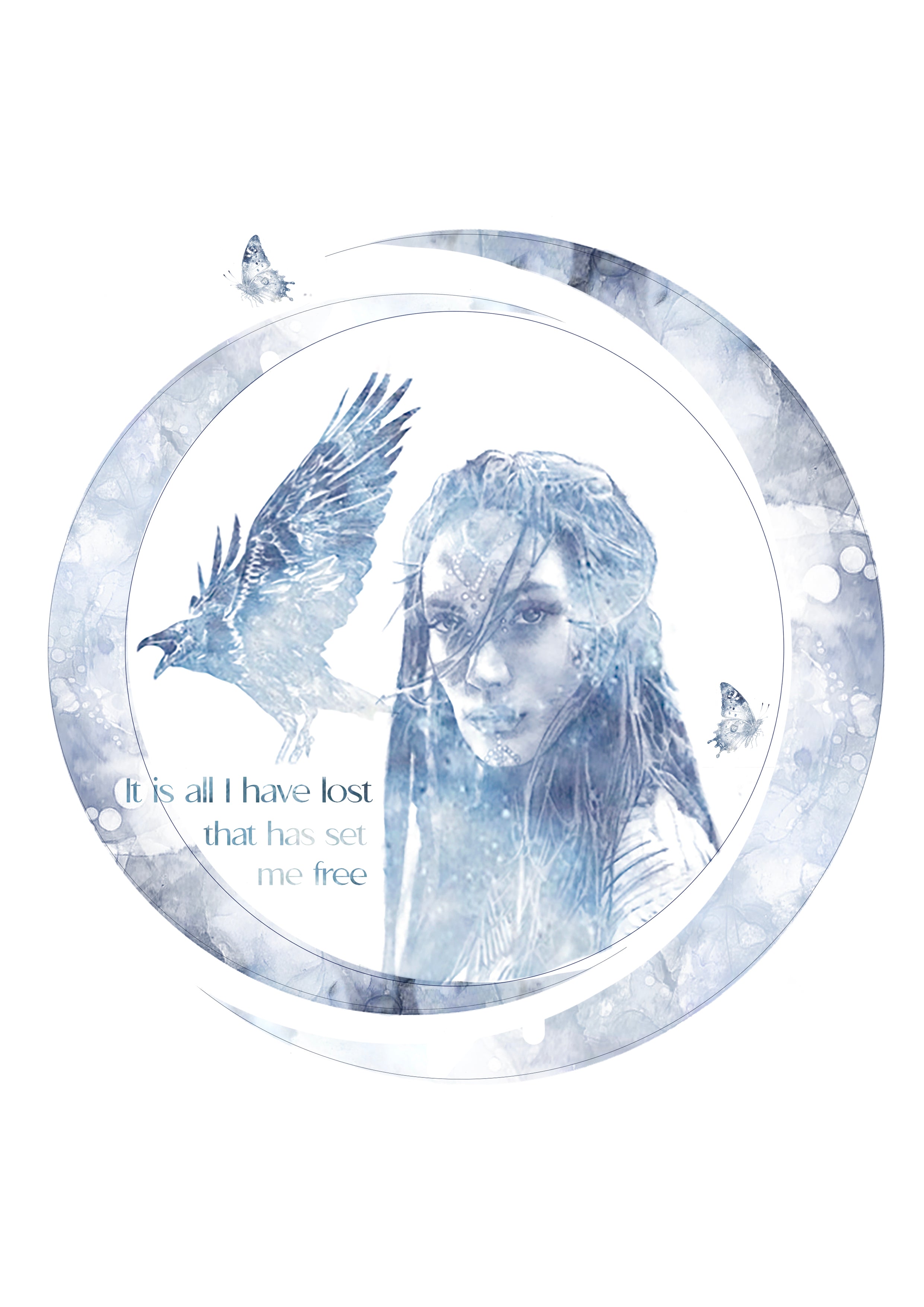 It is all I have lost Quote Card